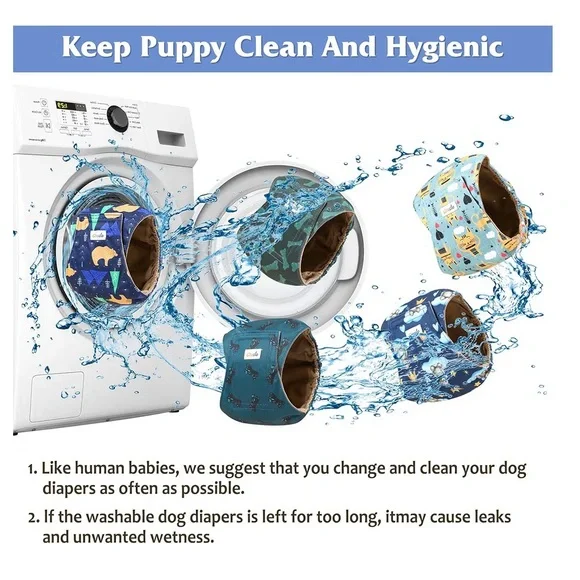 5 pk, size SM, Belly Band/diapers for male dogs for potty training/incontinence - Picture 8 of 8